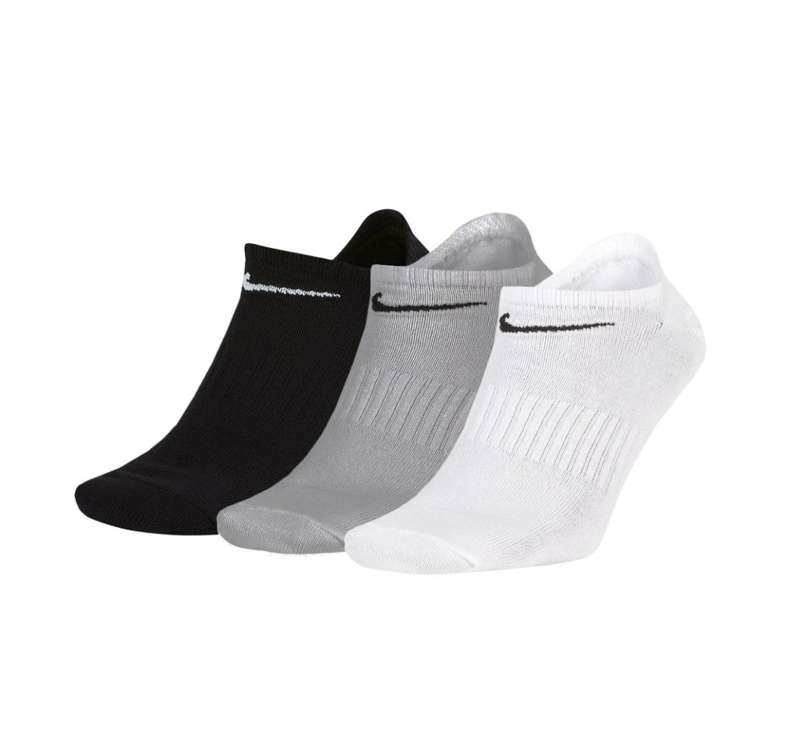 Шкарпетки Nike U NK EVERYDAY LTWT NS 3PR чорний, білий, сірий Уні 34-38 Шкарпетки Nike U NK EVERYDAY LTWT NS 3PR чорний, білий, сірий Уні 34-38