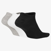 Шкарпетки Nike U NK EVERYDAY LTWT NS 3PR чорний, білий, сірий Уні 34-38. Зображення №3 Шкарпетки Nike U NK EVERYDAY LTWT NS 3PR чорний, білий, сірий Уні 34-38. Зображення №3