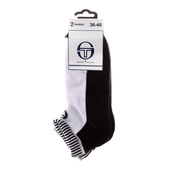Носки Sergio Tacchini 3-pack черный, серый Жен 36-40. Изображение №2 Носки Sergio Tacchini 3-pack черный, серый Жен 36-40. Изображение №2