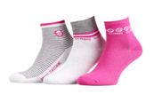 Носки Sergio Tacchini 3-pack розовый, белый Жен 36-41. Изображение №2 Носки Sergio Tacchini 3-pack розовый, белый Жен 36-41. Изображение №2