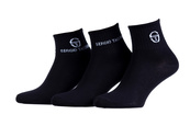 Носки Sergio Tacchini 3-pack черный Жен 35-37. Изображение №2 Носки Sergio Tacchini 3-pack черный Жен 35-37. Изображение №2