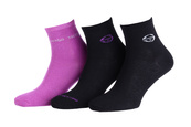Носки Sergio Tacchini 3-pack черный, розовый Жен 35-37. Изображение №2 Носки Sergio Tacchini 3-pack черный, розовый Жен 35-37. Изображение №2