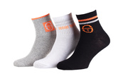 Шкарпетки Sergio Tacchini 3-pack чорний, помаранчевий, білий Жін 36-39. Зображення №2 Шкарпетки Sergio Tacchini 3-pack чорний, помаранчевий, білий Жін 36-39. Зображення №2