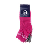 Носки Sergio Tacchini 3-pack белый, розовый, серый Жен 36-41 (13898215-1). Изображение №3 Носки Sergio Tacchini 3-pack белый, розовый, серый Жен 36-41 (13898215-1). Изображение №3