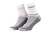 Шкарпетки Sergio Tacchini 3-pack сірий, білий, помаранчевий Уні 36-40. Зображення №2