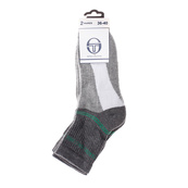 Шкарпетки Sergio Tacchini 3-pack сірий, білий, зелений Уні 36-40. Зображення №2