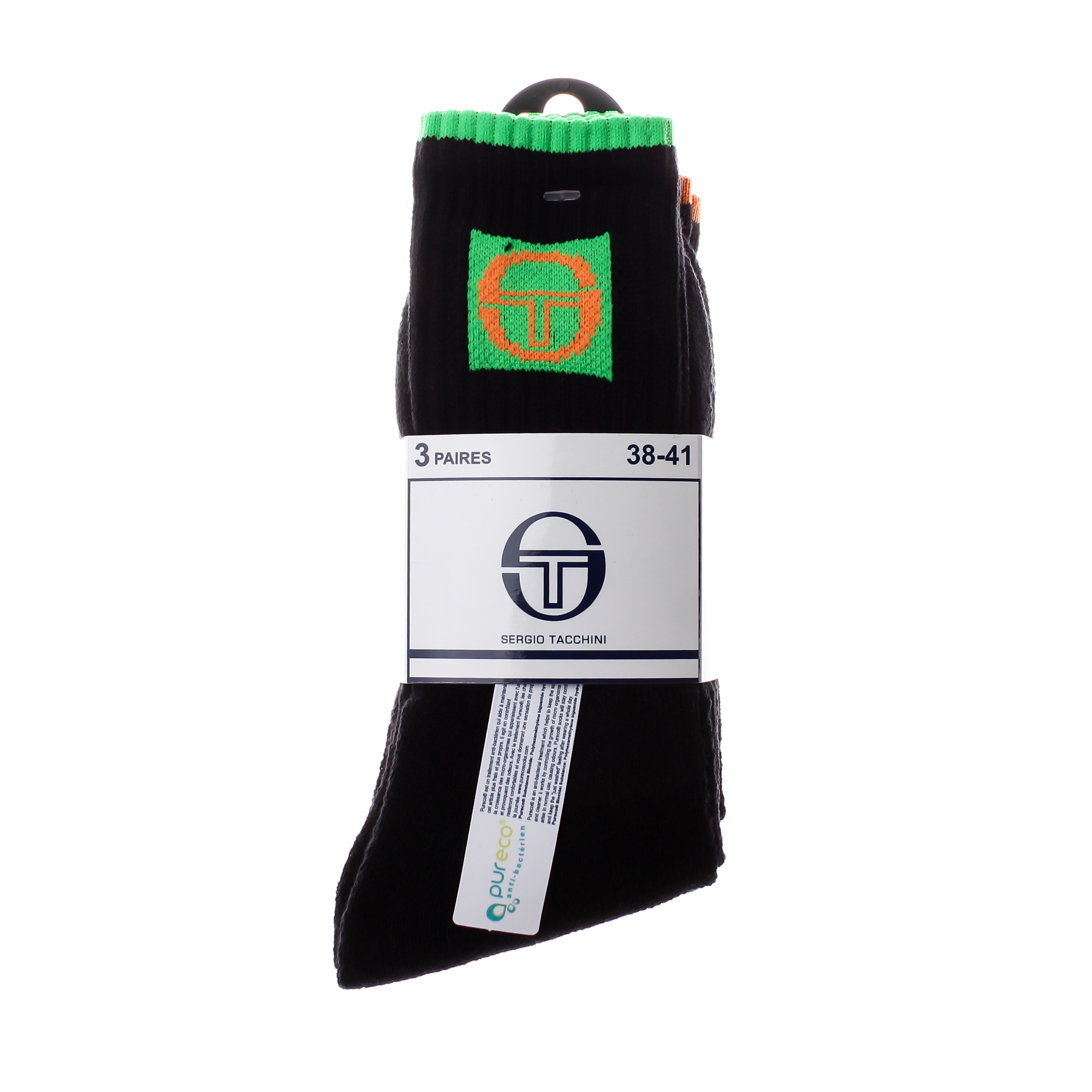 Шкарпетки Sergio Tacchini 3-pack зелений, жовтий, помаранчевий Жін 35-37 Шкарпетки Sergio Tacchini 3-pack зелений, жовтий, помаранчевий Жін 35-37