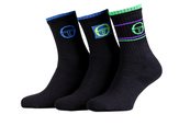 Носки Sergio Tacchini 3-pack синий, зеленый Жен 35-37. Изображение №2 Носки Sergio Tacchini 3-pack синий, зеленый Жен 35-37. Изображение №2
