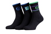 Носки Sergio Tacchini 3-pack синий, зеленый Жен 35-37. Изображение №3 Носки Sergio Tacchini 3-pack синий, зеленый Жен 35-37. Изображение №3