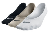Шкарпетки Nike W NK EVERYDAY LTWT FOOT 3PR чорний, білий, бежевий Жін 34-38. Зображення №3