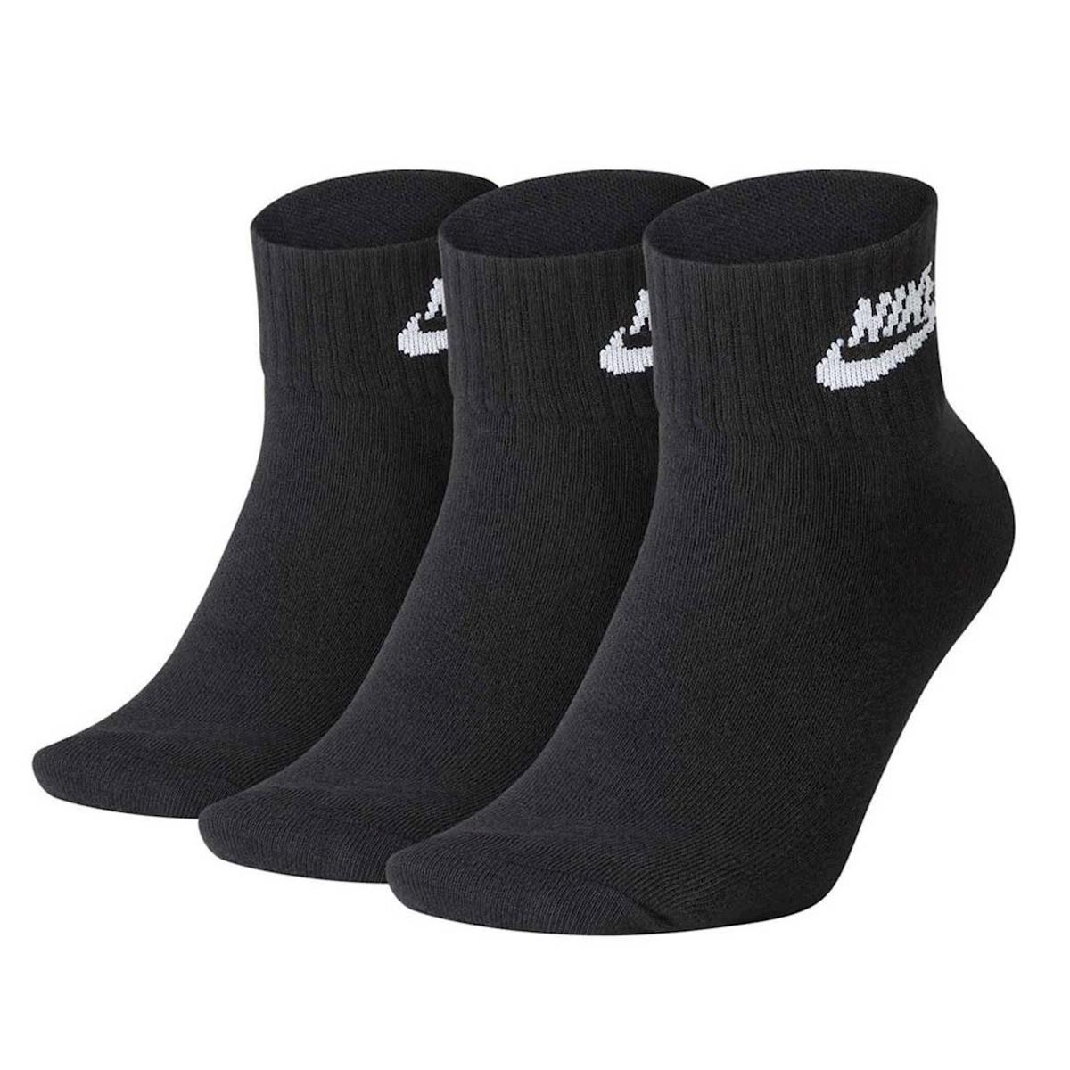 Шкарпетки Nike U NK NSW EVRY ESSENTIAL ANKLE 3PR чорний Уні 34-38 Шкарпетки Nike U NK NSW EVRY ESSENTIAL ANKLE 3PR чорний Уні 34-38
