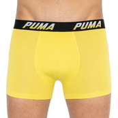 Труси-боксери Puma LOGO AOP BOXER 2P сірий, жовтий Чол S. Зображення №4