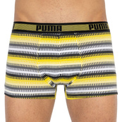 Трусы-шорты Puma WORLDHOOD STRIPE TRUNK 2P белый, серый, черный, желтый Муж M. Изображение №2 Трусы-шорты Puma WORLDHOOD STRIPE TRUNK 2P белый, серый, черный, желтый Муж M. Изображение №2