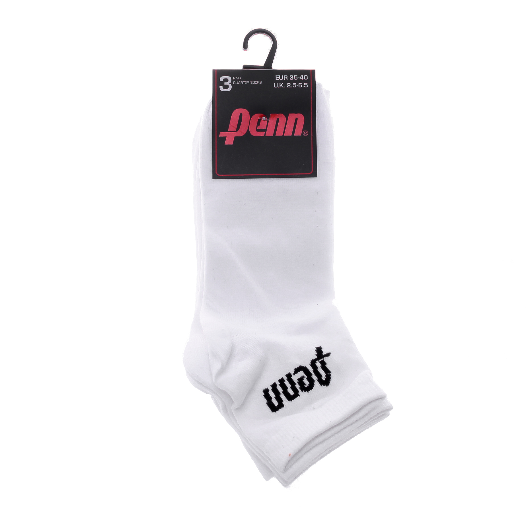 Шкарпетки Penn QUARTER SOCKS 3 PAIR білий Уні 35-40 Шкарпетки Penn QUARTER SOCKS 3 PAIR білий Уні 35-40