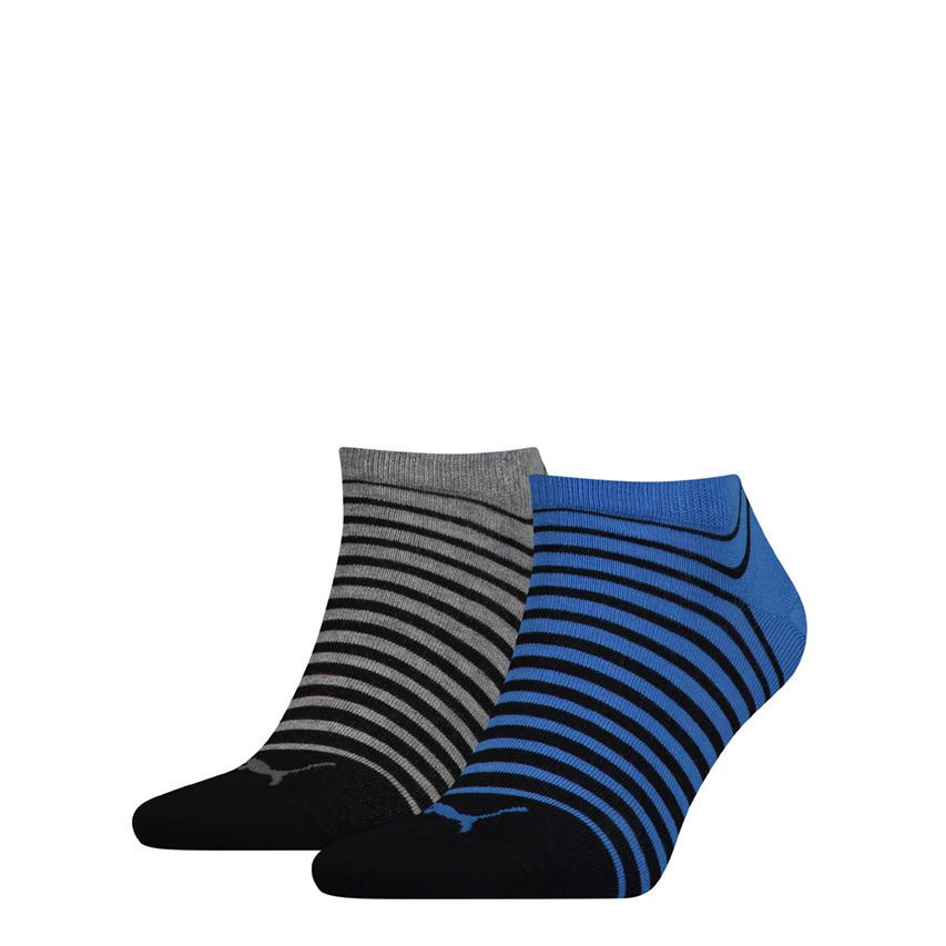 Носки Puma UNISEX SNEAKER 2P черный, синий, белый Уни 39-42 Носки Puma UNISEX SNEAKER 2P черный, синий, белый Уни 39-42