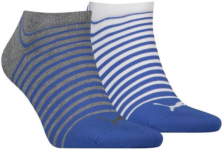 Носки Puma UNISEX SNEAKER 2P синий, серый, белый Уни 35-38 Носки Puma UNISEX SNEAKER 2P синий, серый, белый Уни 35-38