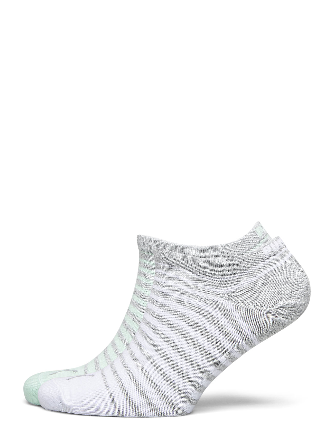 Шкарпетки Puma UNISEX SNEAKER 2P сірий, м'ятний, білий Уні 39-42 Шкарпетки Puma UNISEX SNEAKER 2P сірий, м'ятний, білий Уні 39-42
