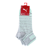 Шкарпетки Puma UNISEX QUARTER 2P сірий, білий, ментоловий Уні 39-42. Зображення №2 Шкарпетки Puma UNISEX QUARTER 2P сірий, білий, ментоловий Уні 39-42. Зображення №2