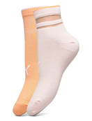 Носки Puma SHORT SOCK STRUCTURE 2P WOMEN персиковый, розовый Уни 35-38. Изображение №3 Носки Puma SHORT SOCK STRUCTURE 2P WOMEN персиковый, розовый Уни 35-38. Изображение №3