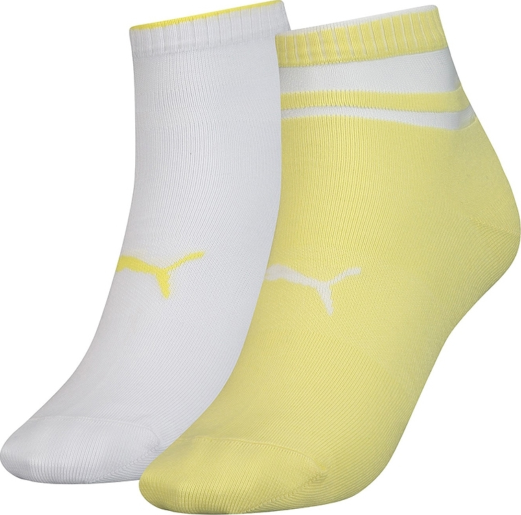 Носки Puma SHORT SOCK STRUCTURE 2P WOMEN желтый, белый Уни 39-42 Носки Puma SHORT SOCK STRUCTURE 2P WOMEN желтый, белый Уни 39-42