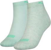 Шкарпетки Puma QUARTER 2P WOMEN м'ятний Уні 39-42. Зображення №2 Шкарпетки Puma QUARTER 2P WOMEN м'ятний Уні 39-42. Зображення №2