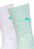 Шкарпетки Puma KIDS CLASSIC SOCK 2P м'ятний, білий Діт 39-42. Зображення №2 Шкарпетки Puma KIDS CLASSIC SOCK 2P м'ятний, білий Діт 39-42. Зображення №2
