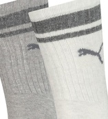Шкарпетки Puma CREW REGULAR STRIPE 2P UNISEX світло-сірий Уні 39-42. Зображення №2 Шкарпетки Puma CREW REGULAR STRIPE 2P UNISEX світло-сірий Уні 39-42. Зображення №2