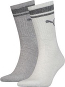 Шкарпетки Puma CREW REGULAR STRIPE 2P UNISEX світло-сірий Уні 39-42. Зображення №3 Шкарпетки Puma CREW REGULAR STRIPE 2P UNISEX світло-сірий Уні 39-42. Зображення №3