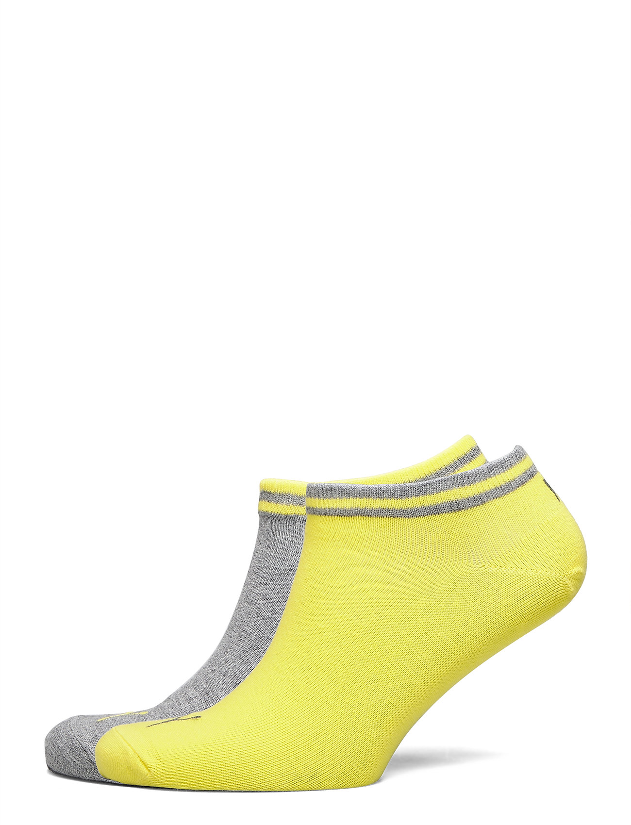 Шкарпетки Puma HERITAGE SNEAKER 2P сірий, жовтий Уні 35-38 Шкарпетки Puma HERITAGE SNEAKER 2P сірий, жовтий Уні 35-38