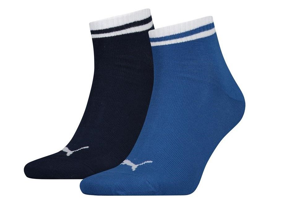 Носки Puma HERITAGE QUARTER 2P синий Уни 35-38 Носки Puma HERITAGE QUARTER 2P синий Уни 35-38