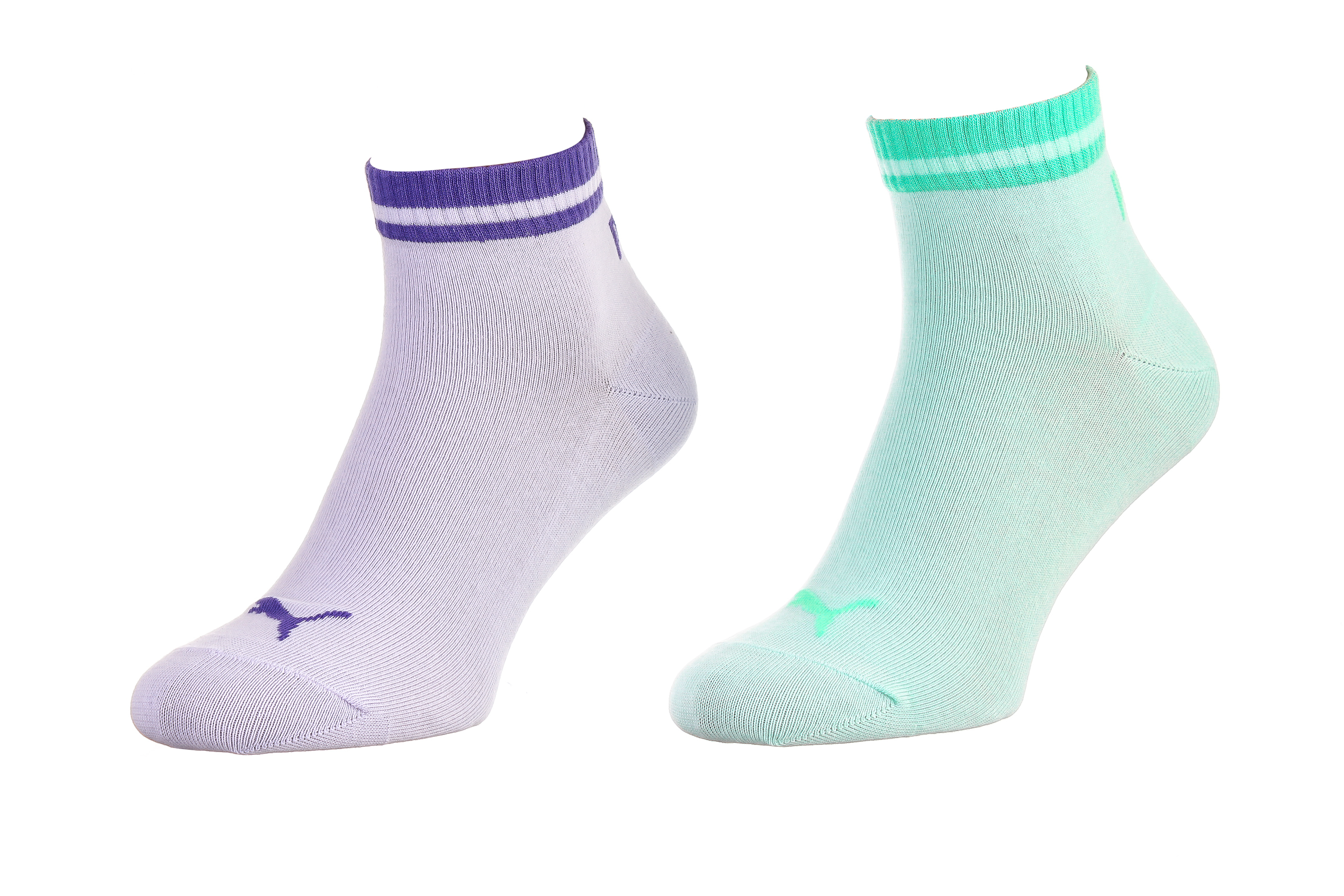 Шкарпетки Puma HERITAGE QUARTER 2P фіолетовий, м'ятний Уні 39-42 Шкарпетки Puma HERITAGE QUARTER 2P фіолетовий, м'ятний Уні 39-42