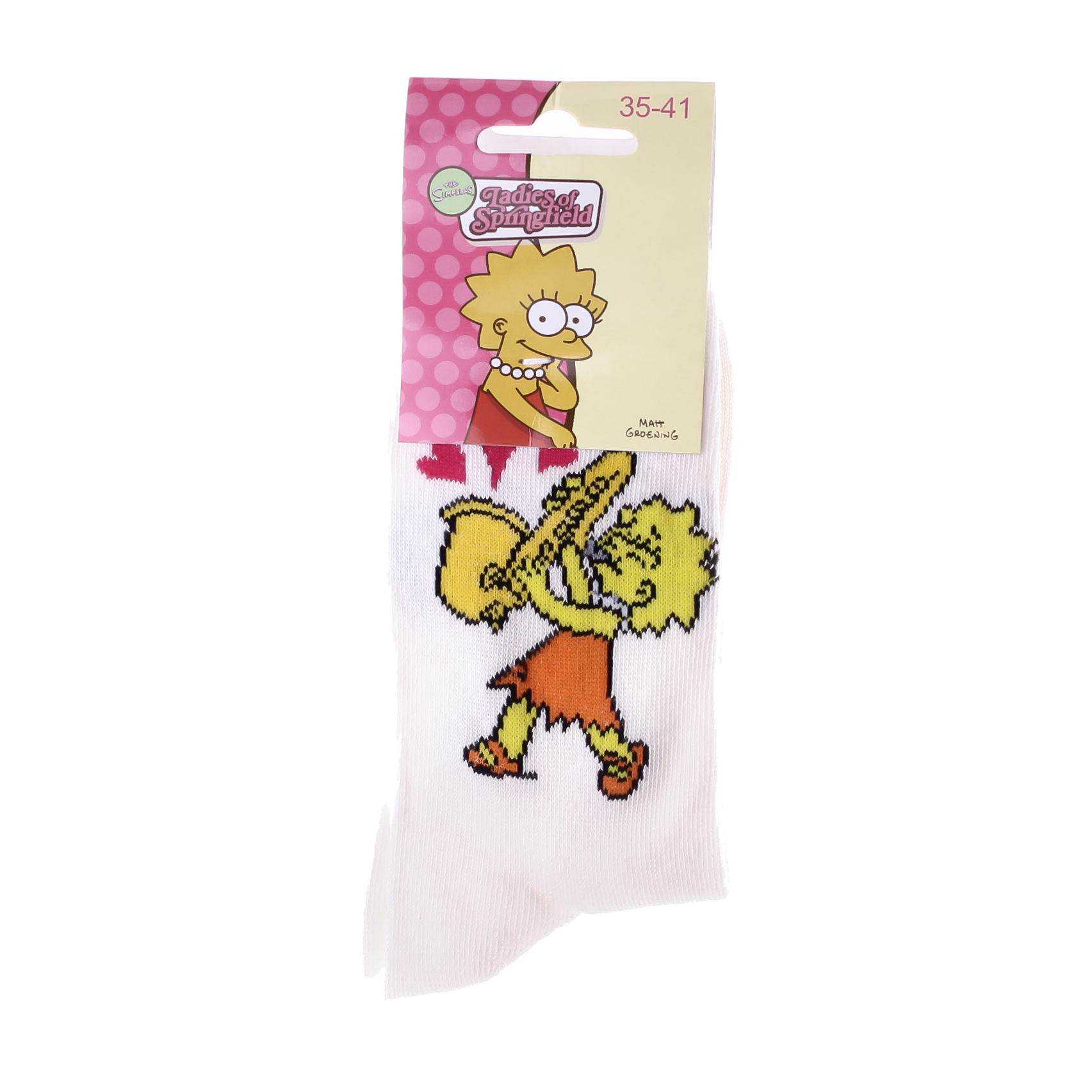 Шкарпетки Simpson LISA ET SAXO білий Діт 35 - 41 Шкарпетки Simpson LISA ET SAXO білий Діт 35 - 41