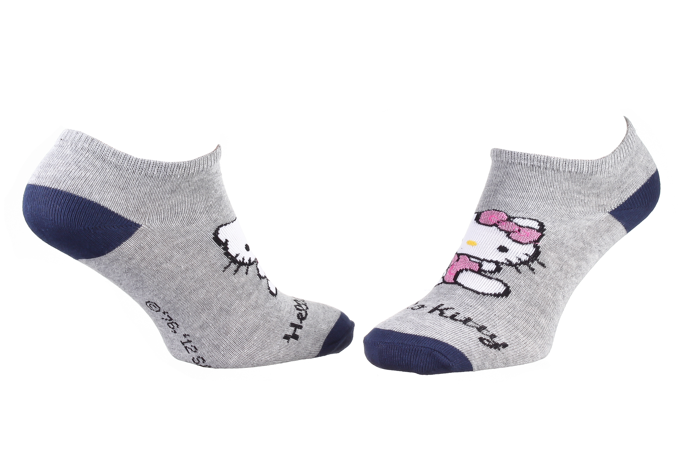 Носки HELLO KITTY COURT серый, синий Дет 35 - 41 Носки HELLO KITTY COURT серый, синий Дет 35 - 41