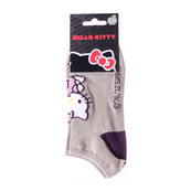 Носки HELLO KITTY COURT бледно-серо-желтые, фиолетовый Дет 35 - 41. Изображение №2