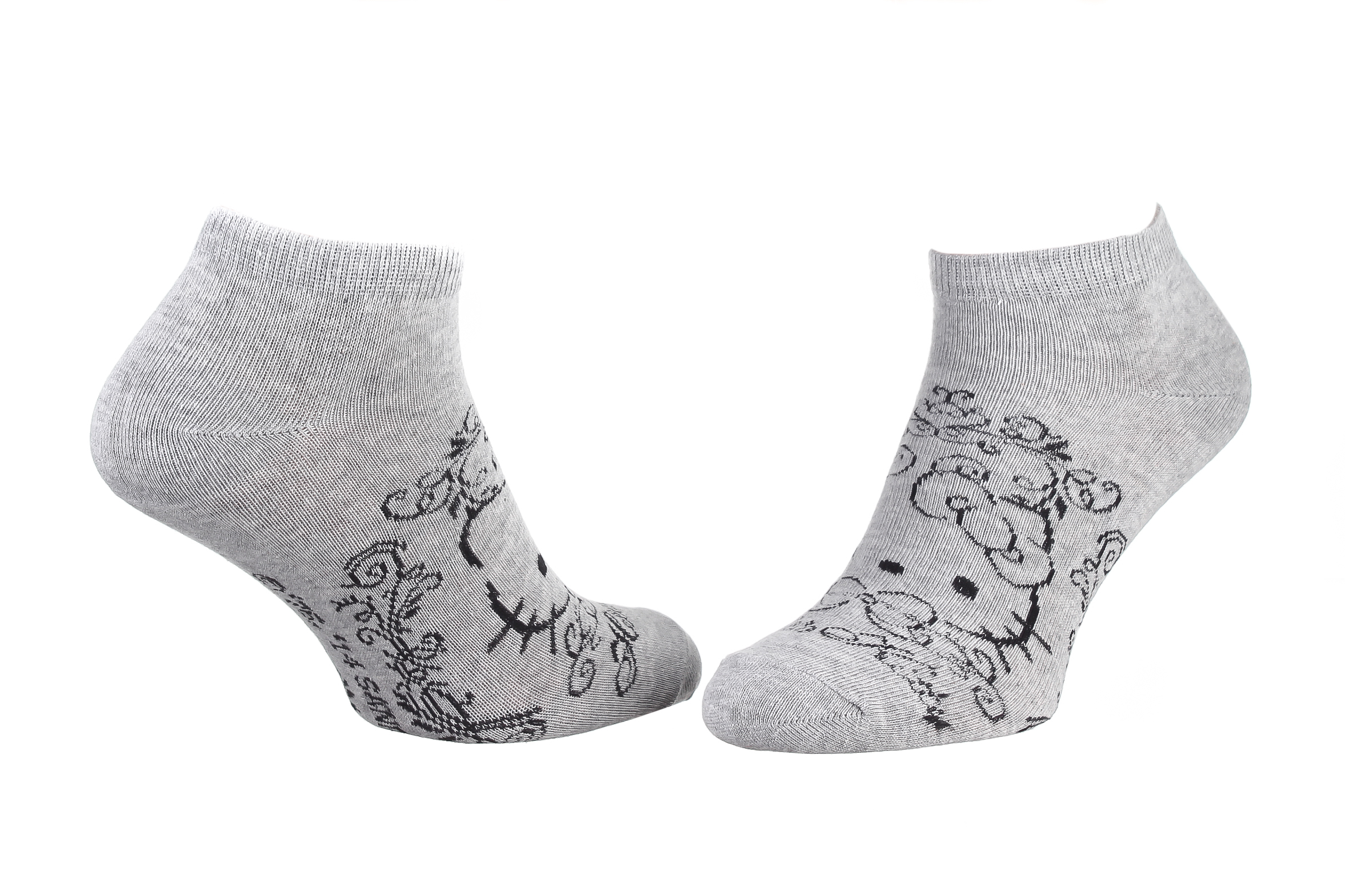 Шкарпетки HELLO KITTY TETE HK + ARABESQUE сірий Діт 35 - 41 Шкарпетки HELLO KITTY TETE HK + ARABESQUE сірий Діт 35 - 41