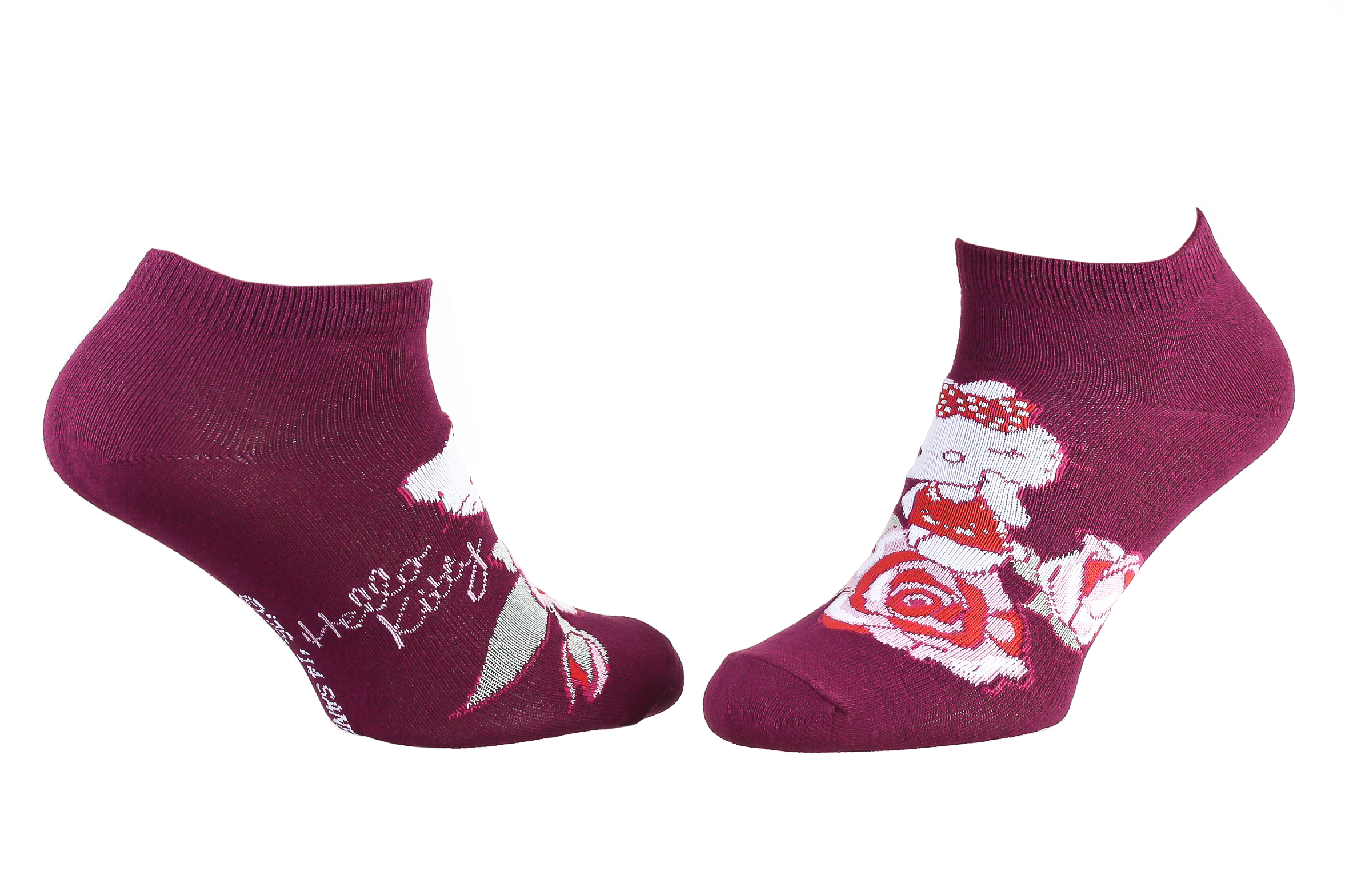 Шкарпетки HELLO KITTY HK + ROSE бордовий Діт 35 - 41 Шкарпетки HELLO KITTY HK + ROSE бордовий Діт 35 - 41