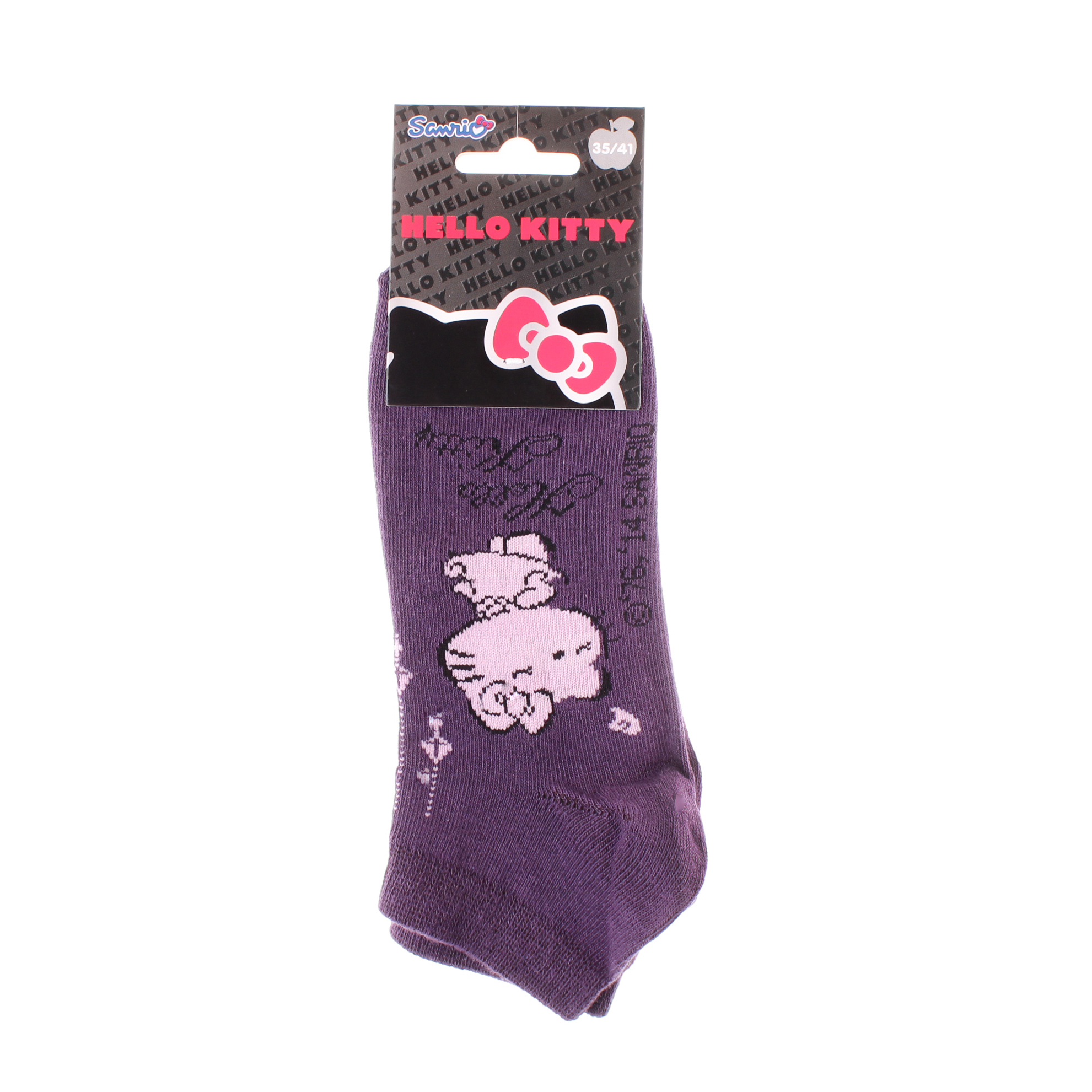 Шкарпетки HELLO KITTY HK + PERLE фіолетовий Діт 35 - 41 Шкарпетки HELLO KITTY HK + PERLE фіолетовий Діт 35 - 41