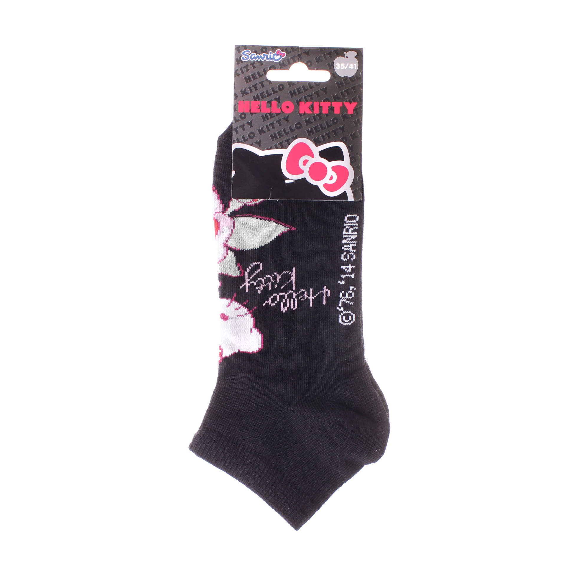 Шкарпетки HELLO KITTY HK + ROSE чорний Діт 35 - 41 Шкарпетки HELLO KITTY HK + ROSE чорний Діт 35 - 41