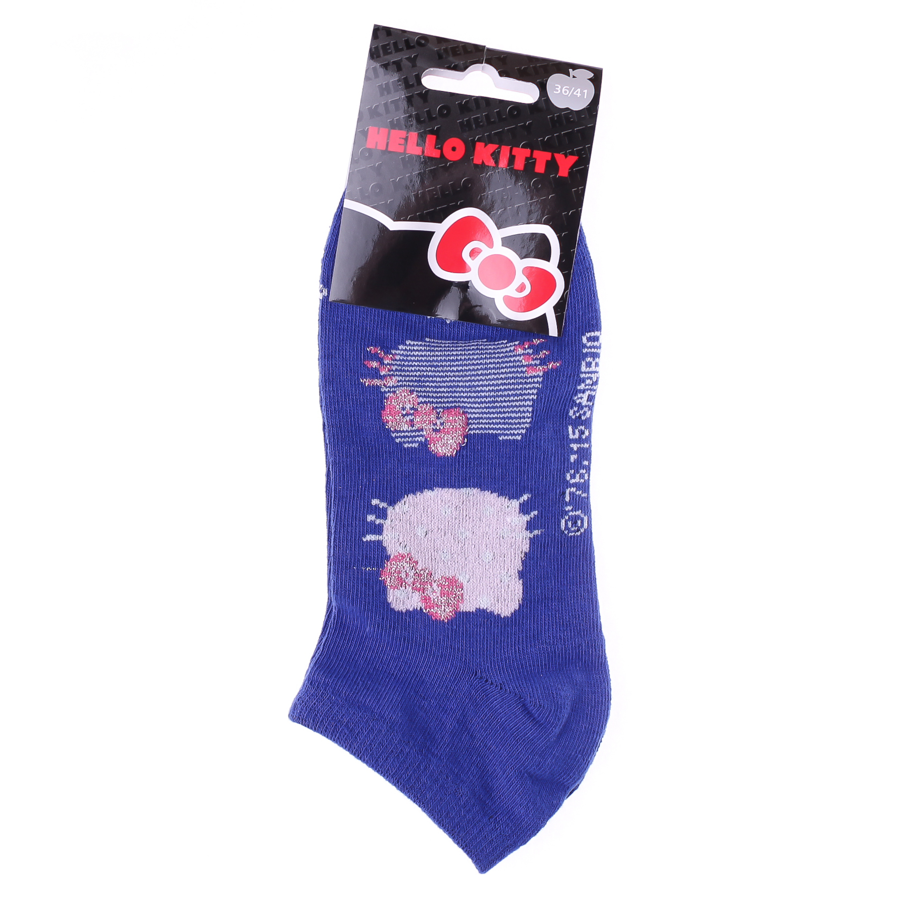 Шкарпетки HELLO KITTY SOCKS синій Діт 36-41 Шкарпетки HELLO KITTY SOCKS синій Діт 36-41