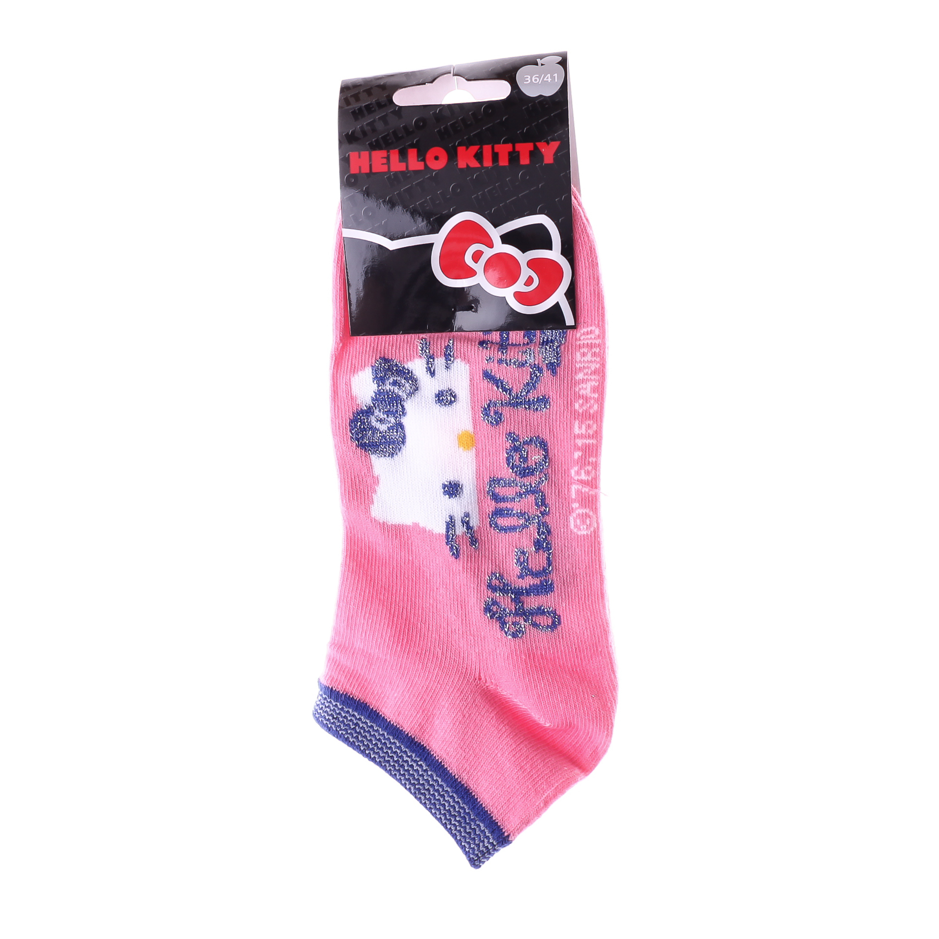 Шкарпетки HELLO KITTY SOCKS кораловий Діт 36-41 Шкарпетки HELLO KITTY SOCKS кораловий Діт 36-41