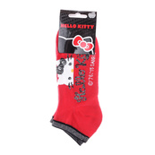 Шкарпетки HELLO KITTY SOCKS червоний Діт 36-41. Зображення №2 Шкарпетки HELLO KITTY SOCKS червоний Діт 36-41. Зображення №2