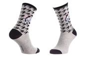 Носки Vilaines CRUELLA + PIED DE POULE серый Уни 36-41. Изображение №2