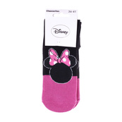 Носки MINNIE TETE CONTOUR + NOEUD черный, пурпурный Дет 36-41. Изображение №2