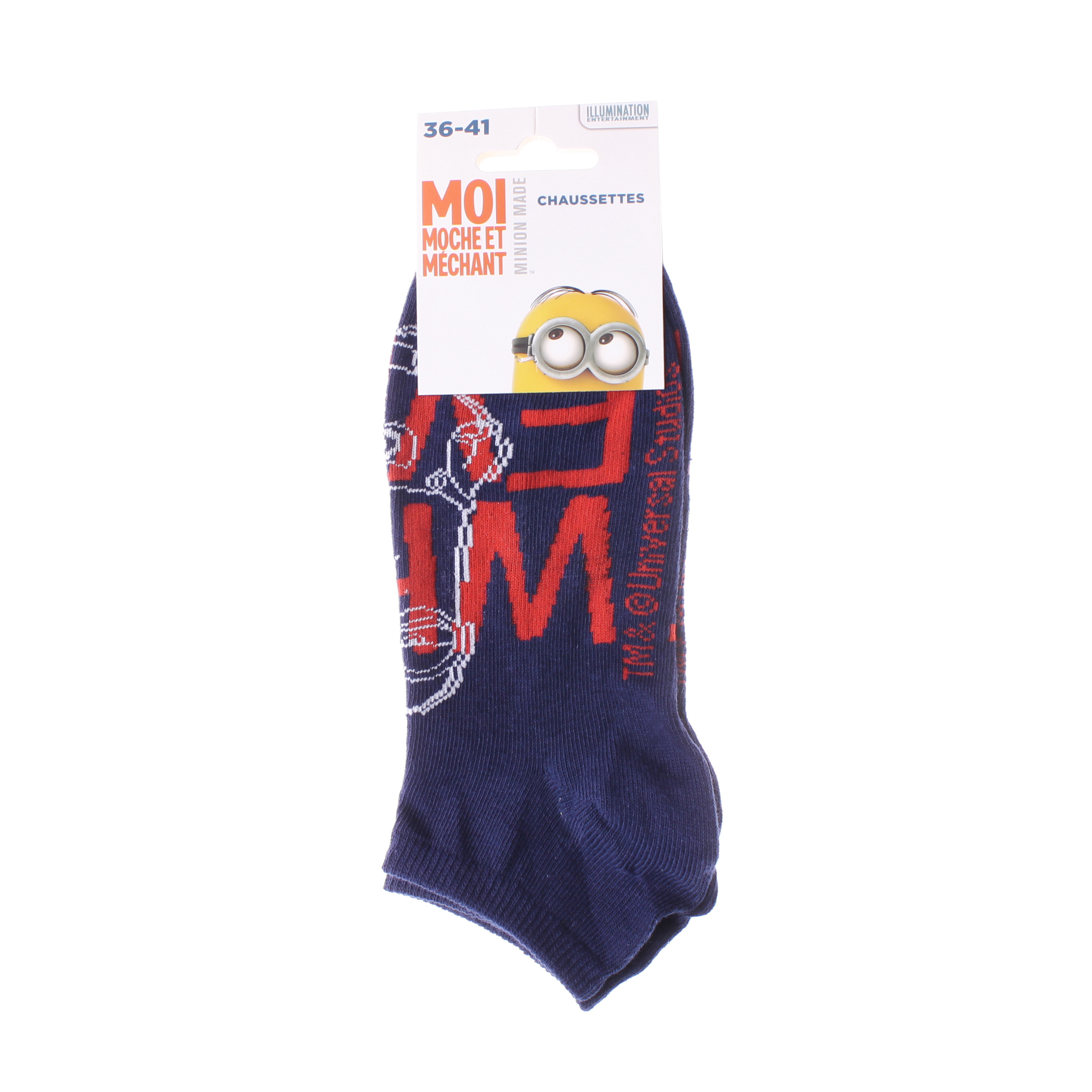Шкарпетки MinionS WHAT EVER Темно-синій Діт 36-41 Шкарпетки MinionS WHAT EVER Темно-синій Діт 36-41