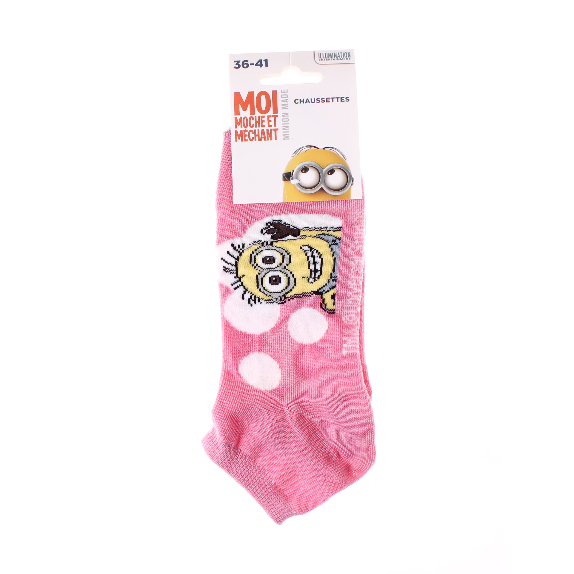 Шкарпетки MinionS Minion DANS BULLE рожевий Діт 36-41 Шкарпетки MinionS Minion DANS BULLE рожевий Діт 36-41