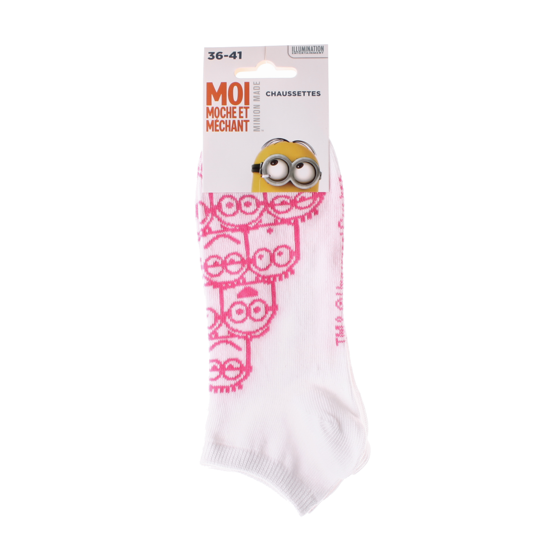 Шкарпетки MinionS MULTIPLES MinionS білий Діт 36-41 Шкарпетки MinionS MULTIPLES MinionS білий Діт 36-41