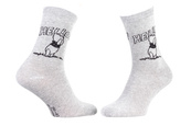 Носки Disney Winnie L Ourson Winnie + Hello Total 1 серый Дет 36-41. Изображение №2