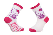 Шкарпетки HELLO KITTY HELLO KITTY POSE DE COTE білий Діт 23-26, арт.32770-1. Зображення №2 Шкарпетки HELLO KITTY HELLO KITTY POSE DE COTE білий Діт 23-26, арт.32770-1. Зображення №2