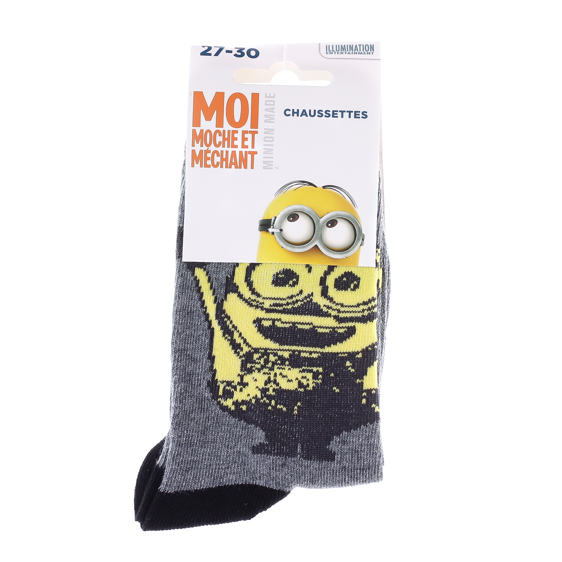 Шкарпетки MINION GROUPE чорний, сірий Діт 31-34, арт.37014-8 Шкарпетки MINION GROUPE чорний, сірий Діт 31-34, арт.37014-8