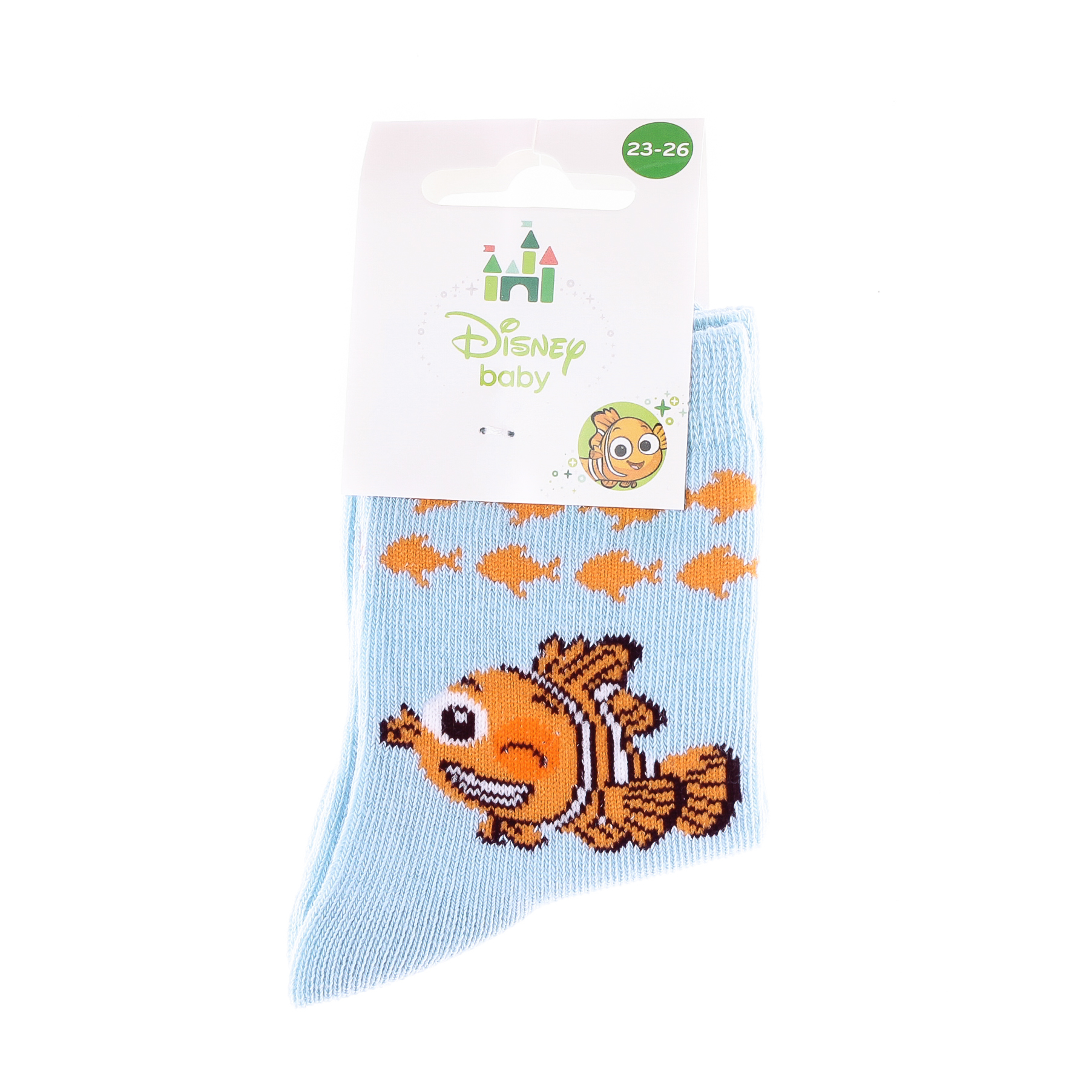 Носки NEMO-BEBE GARCON NEMO ET CLIN D'OEIL голубой Дет 23-26, арт.43847651-1 Носки NEMO-BEBE GARCON NEMO ET CLIN D'OEIL голубой Дет 23-26, арт.43847651-1